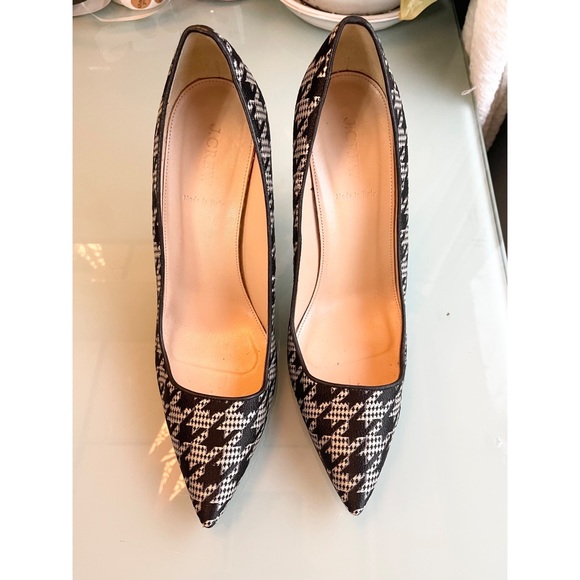 J. Crew Roxie Houndstooth Heels Size 11 - Picture 7 of 8